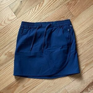 Eddie Bauer Navy Drawstring Skort